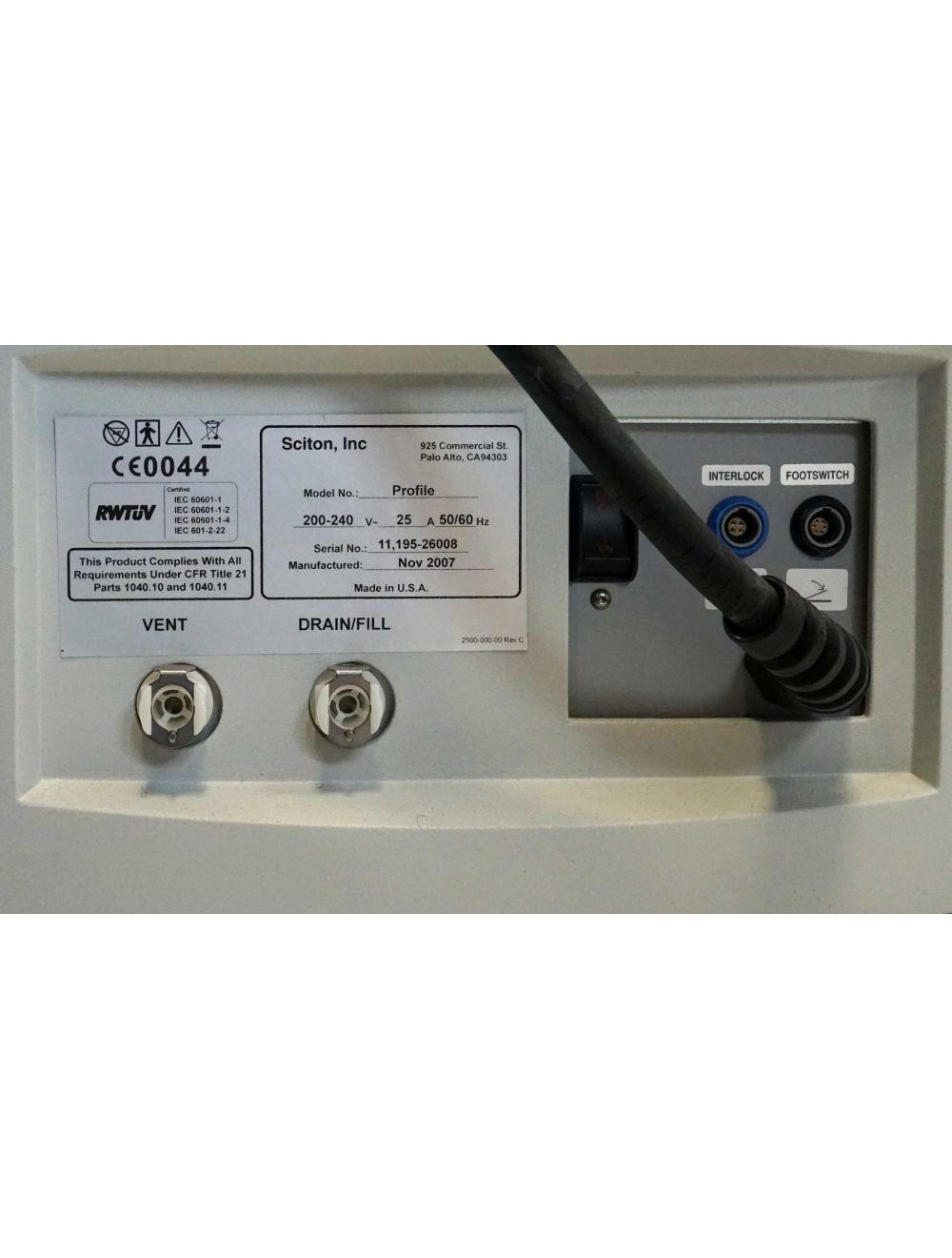 2007 Sciton Profile Erbium Nd Yag Laser Skin Rejuvenation Hair Removal Wrinkles