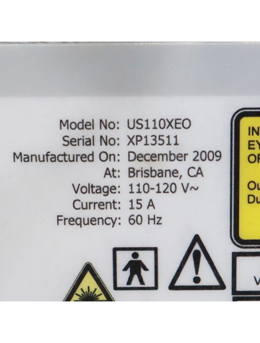 2009 Cutera Xeo Skin Resurfacing Nd: YAG Laser 1064nm Laser System US110XEO