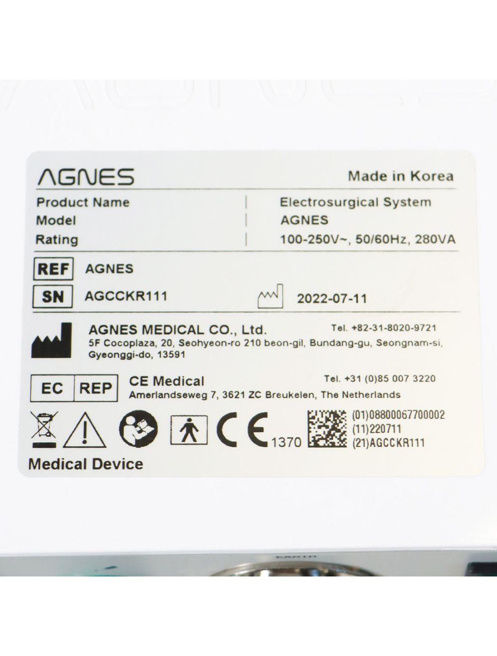 2022 Agnes RF Electrosurgical ESG Radio Frequency Microneedling System