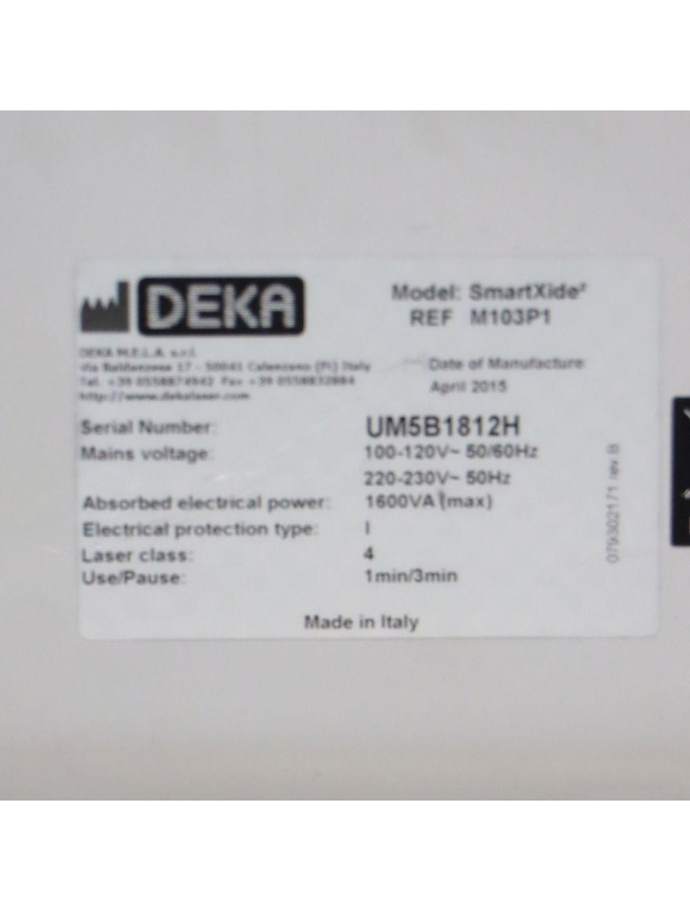 2015 DEKA Smartxide 2 MonaLisa Touch CO2 Laser System M103P1