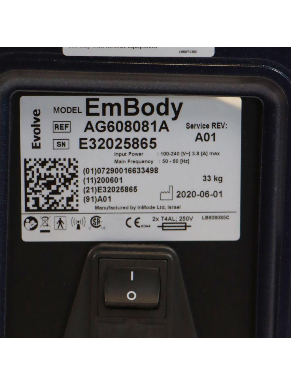 2020 InMode EvolveX Tite Tone Transfrom Applicator System AG608081A