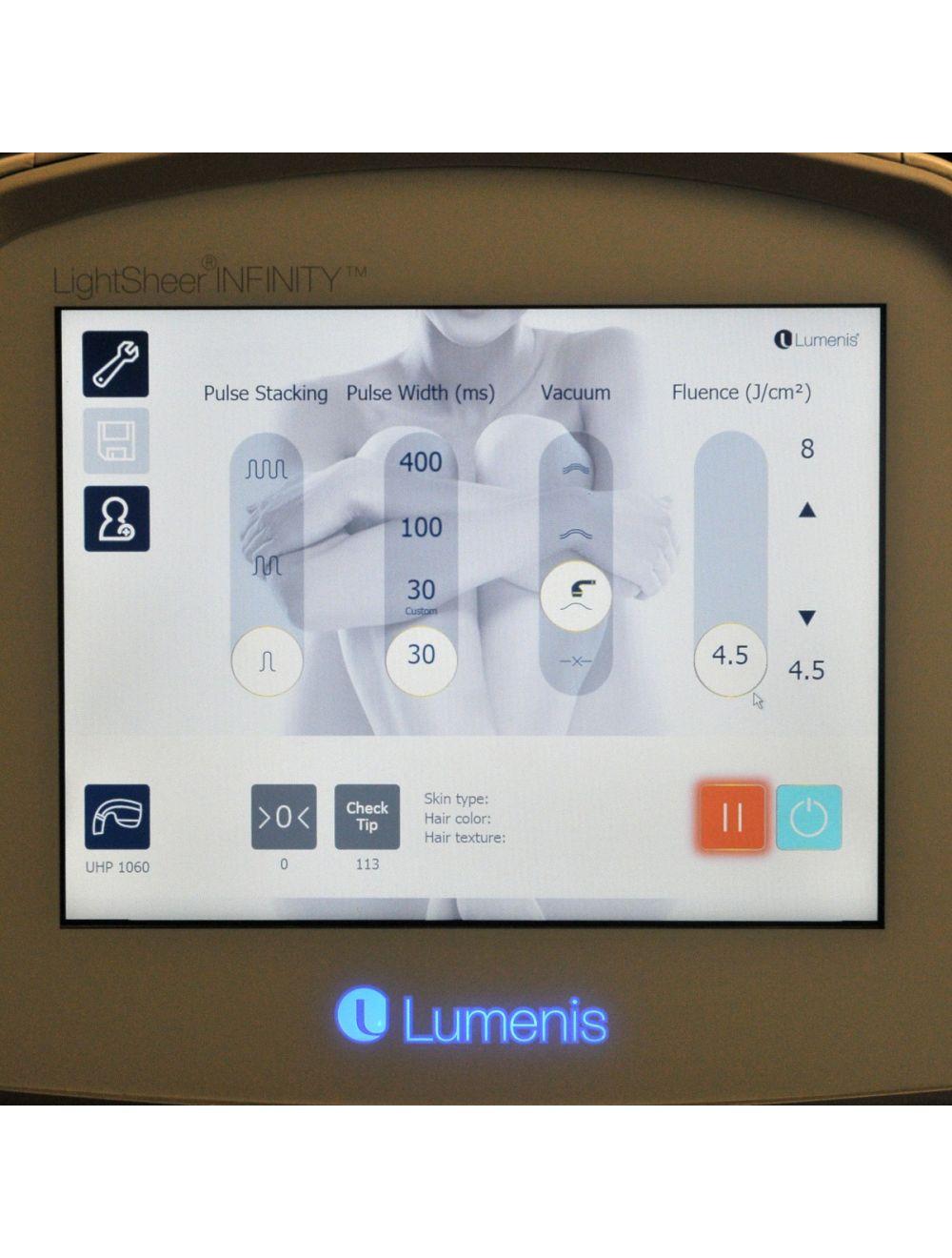 2016 Lumenis LightSheer Infinity 810nm HR Diode Laser Hair Removal System