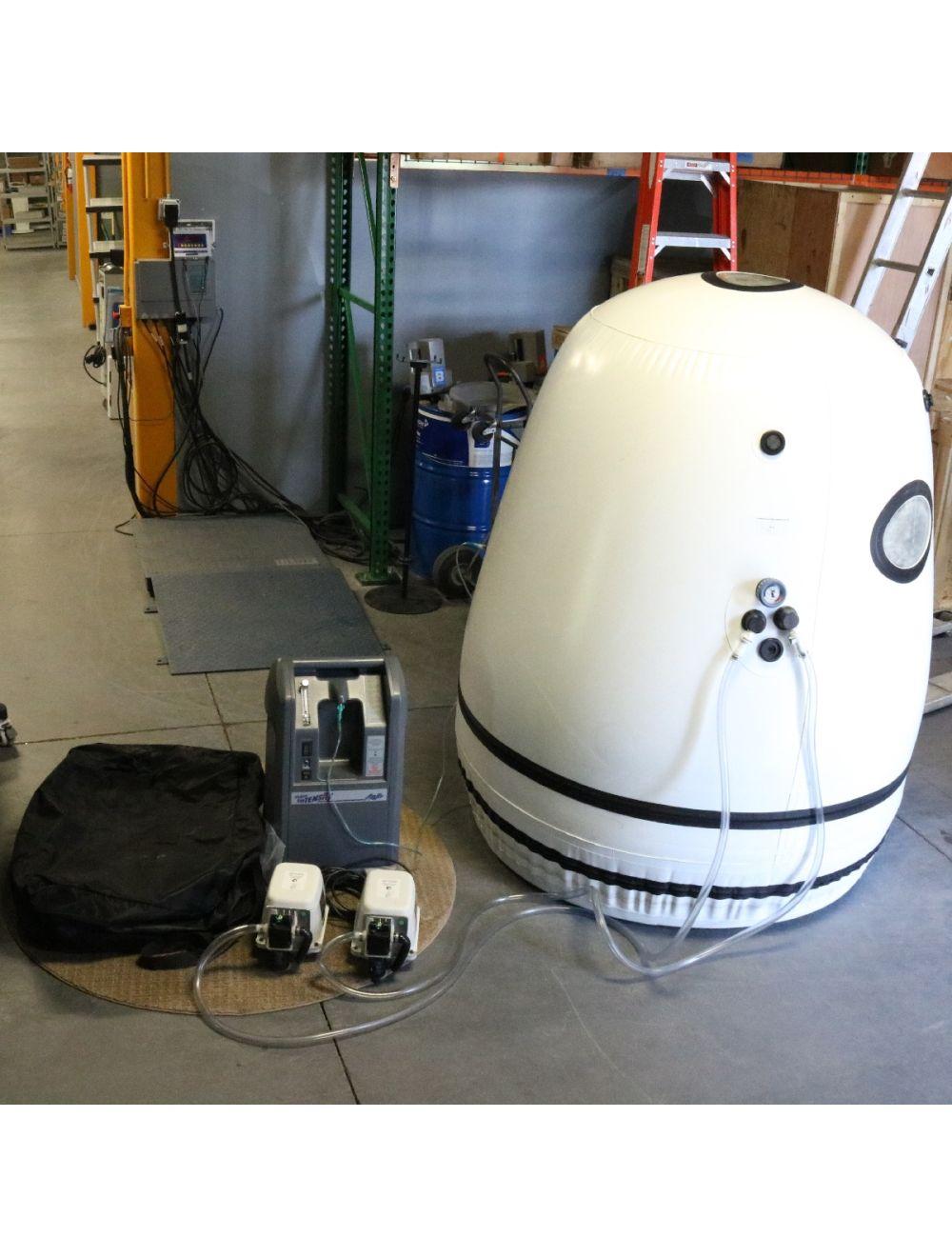 Summit to Sea Dive Vertical Portable Hyperbaric Oxygen Chamber w/ Concentrator