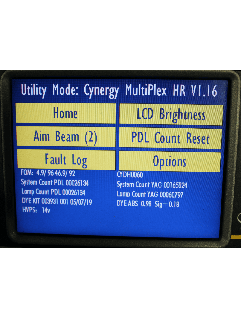 Cynosure Cynergy Multiplex Pulsed Dye Nd YAG Laser Vascular Pigment Lesions 2006