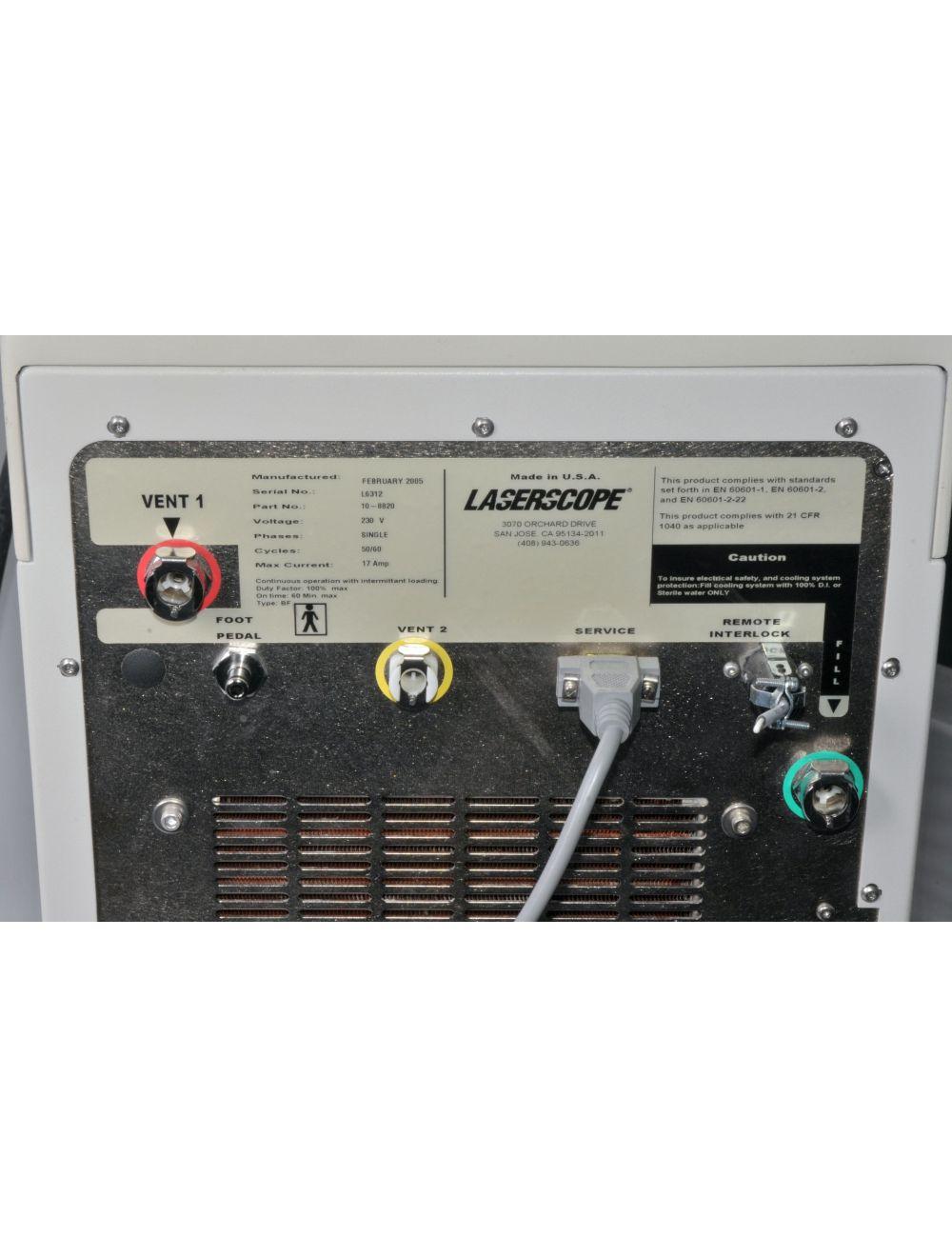 2005 Laserscope Lyra i Nd Yag Hair Removal Skin Rejuvenation Vascular Lesions