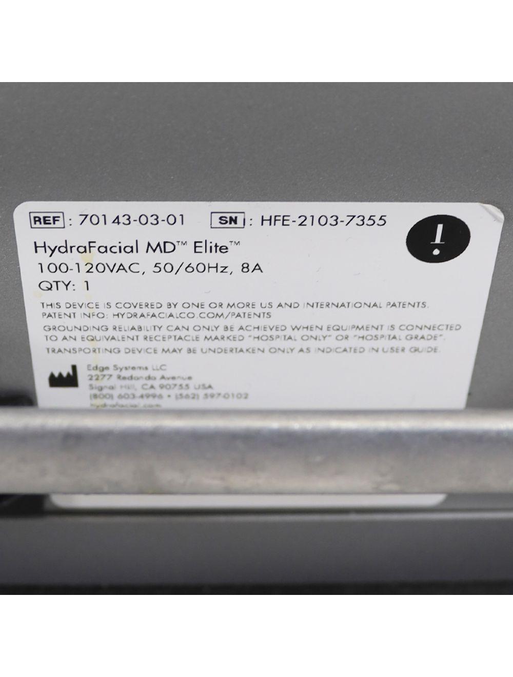 2021 Edge Systems Hydrafacial MD Elite System Hydradermabrasion Skin Treatment