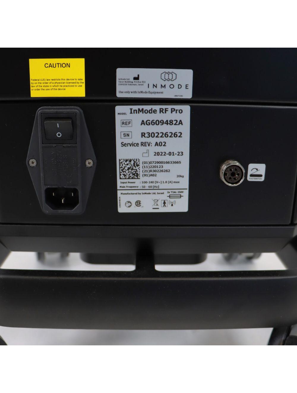 2022 InMode Morpheus8 RF PRO System Morpheus8 With Face Body Handpiece