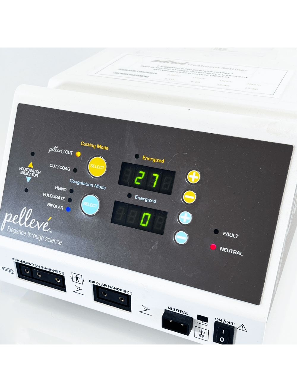 Ellman Pelleve S5 HF Radiosurgical Wrinkle Reduction Generator IEC5P-ST