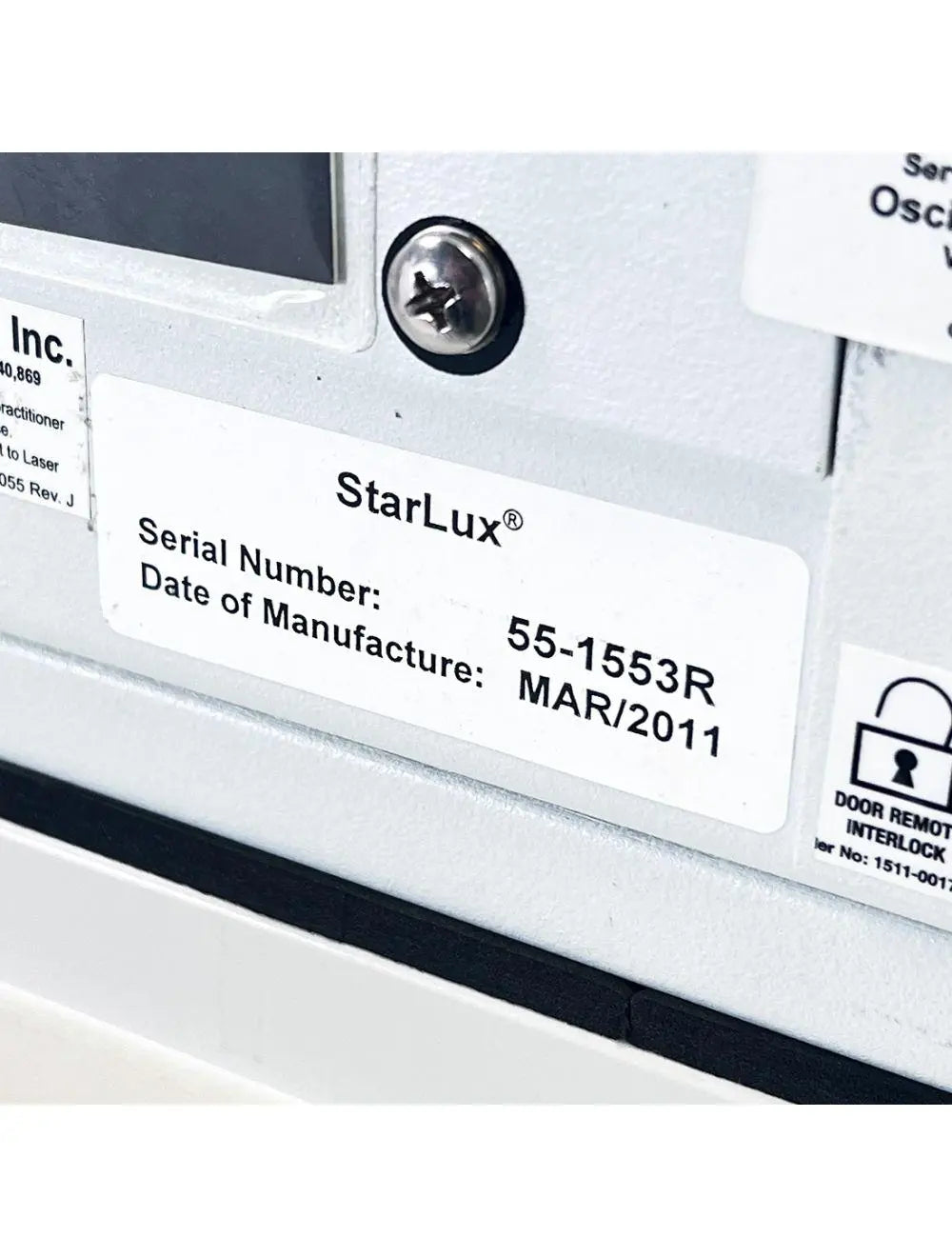 2007 Palomar StarLux 500 IPL Laser Hair Removal Skin Rejuvenation Wrinkles 4 HPs Palomar