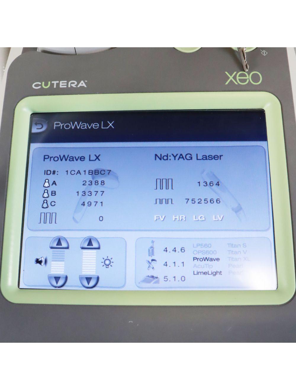 2021 Cutera Xeo Skin Resurfacing Nd: YAG ProWave LX Laser 1064nm Laser System