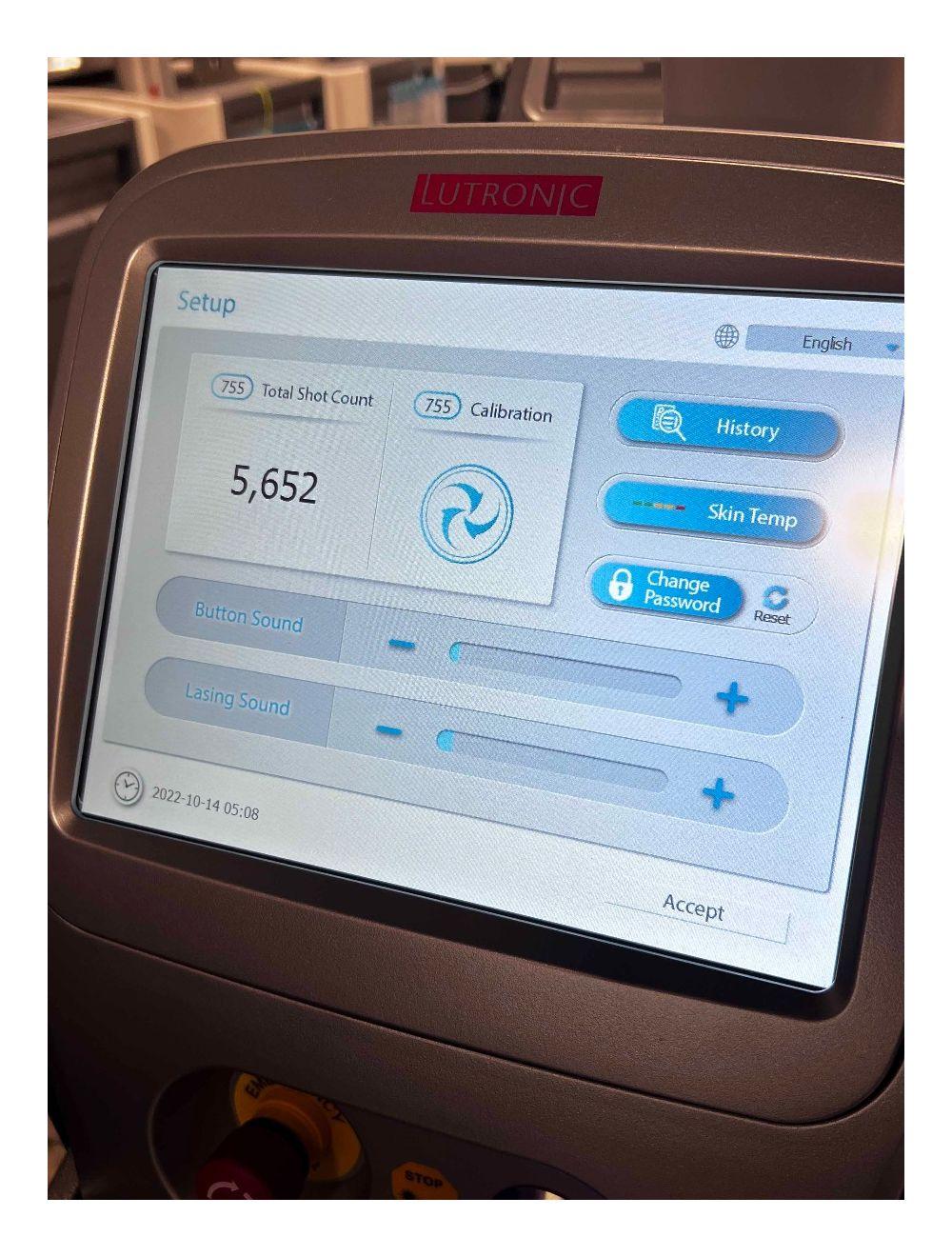 2021 Lutronic Clarity II 2 755/1064nm Dual Wavelength Laser Hair Removal System