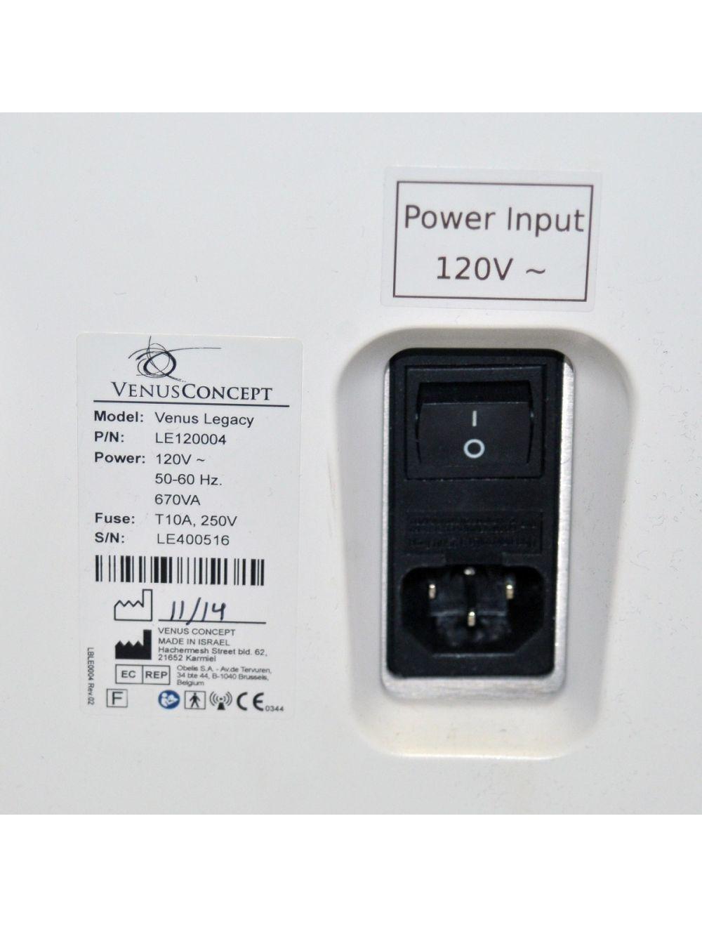 VenusConcept LEGACY RadioFrequency RF Cellulite Wrinkles Shaping Venus Concept