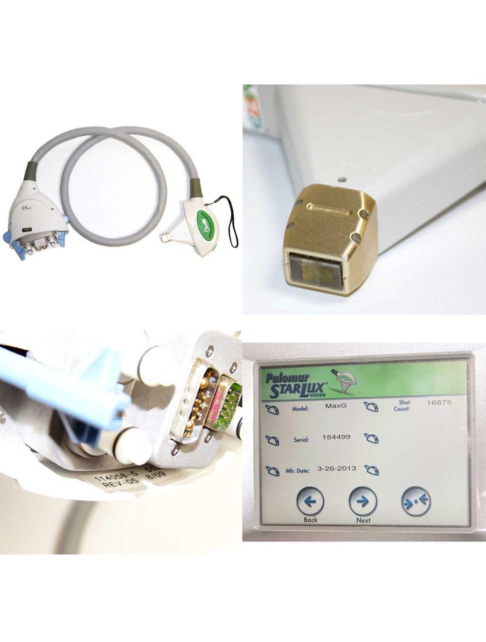 2008 Palomar StarLux 500 IPL Hair Removal Pigmented Lesions Laser MaxG LuxY