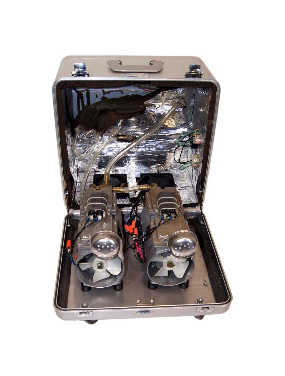 Wells Johnson Byron Accelerator II Aspirator System Dual Pump Compact