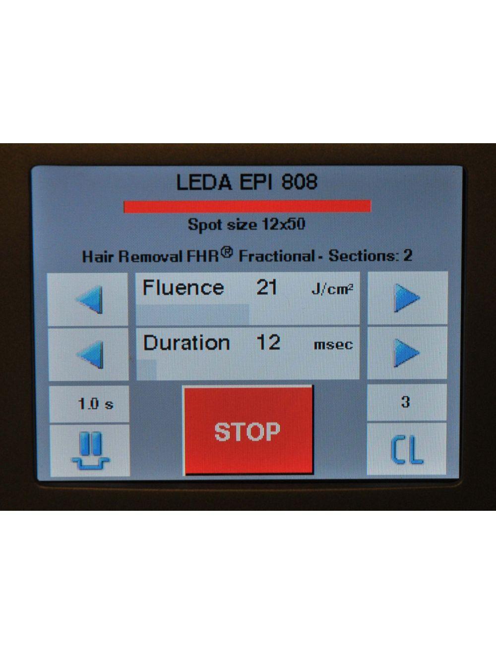 2012 Quantel Derma LEDA Table Diode Laser EPI 808 810 nm Hair Removal Fractional