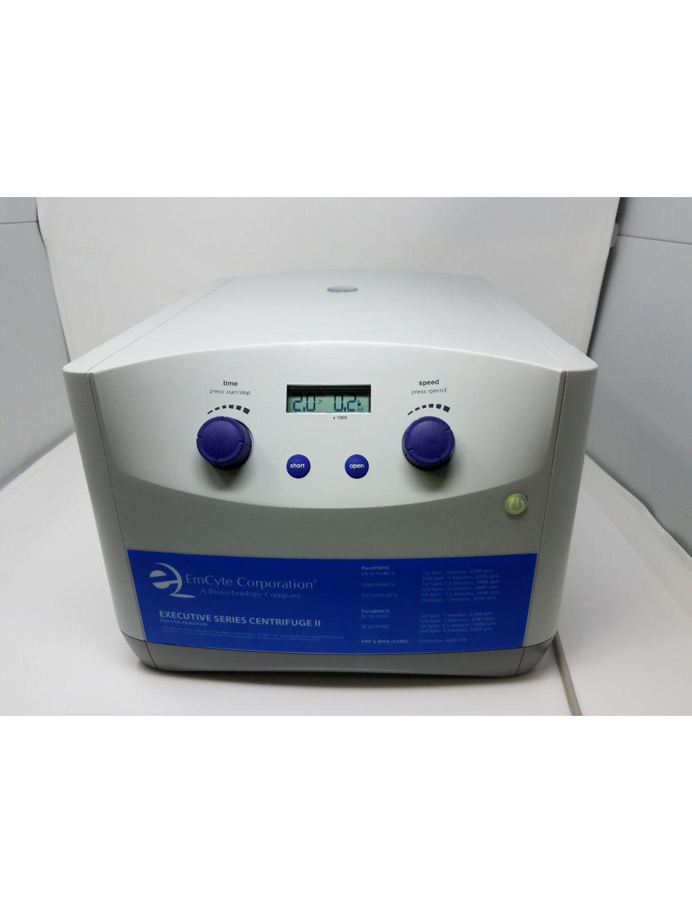 EmCyte Corporation Executive Series Centrifuge II Pure PRP Blood Plasma Marrow
