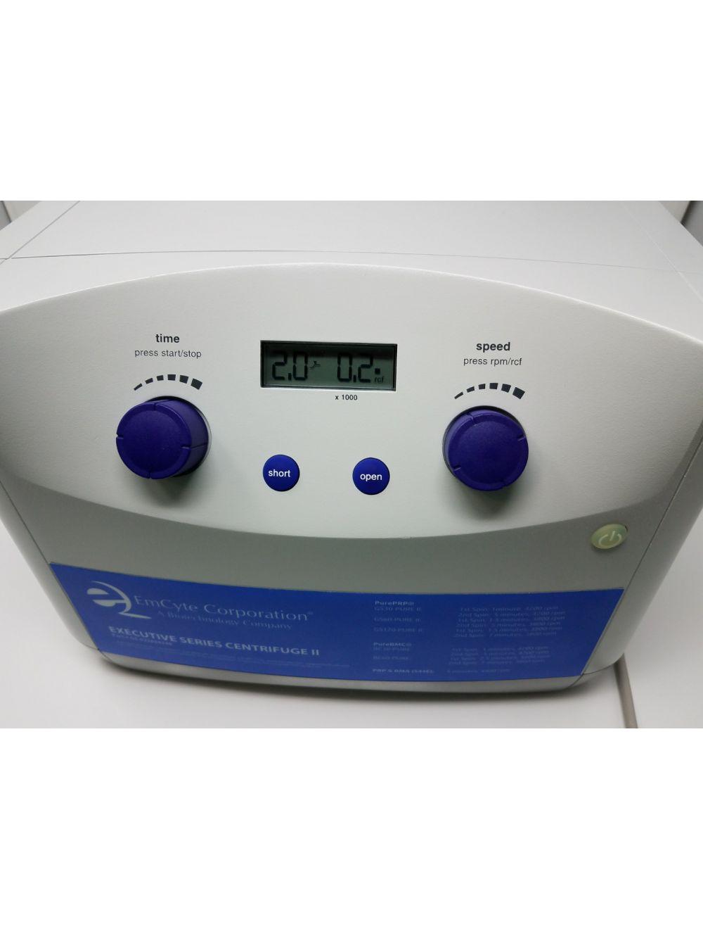 EmCyte Corporation Executive Series Centrifuge II Pure PRP Blood Plasma Marrow