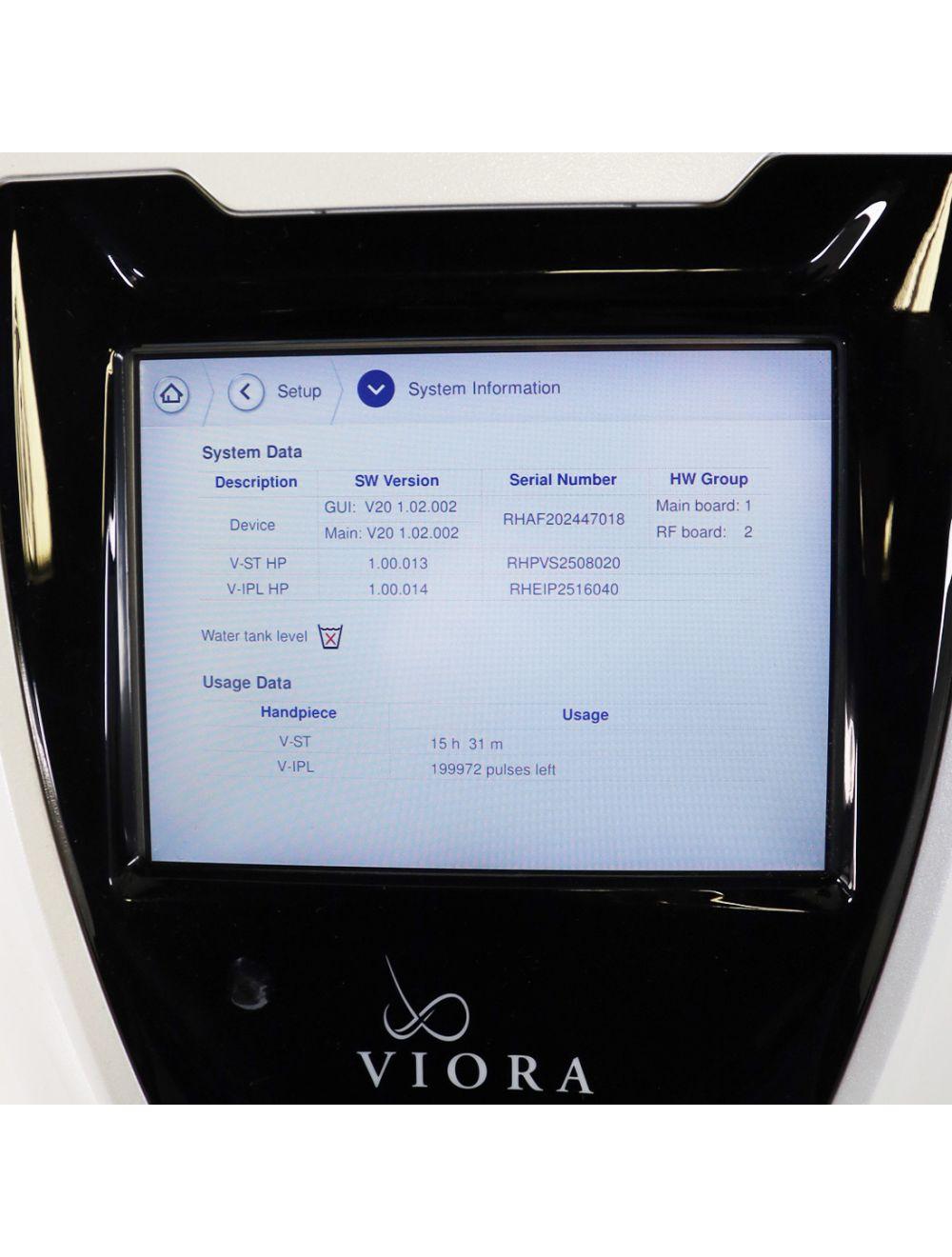 2021 Viora V20 IPL RadioFrequency Skin Tightening Acne Hair Removal Lesions RF