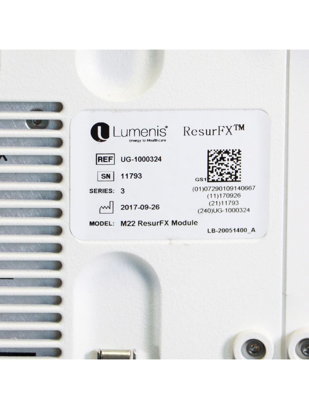 2017 Lumenis M22 ResurFX IPL Q-Switched NdYag System