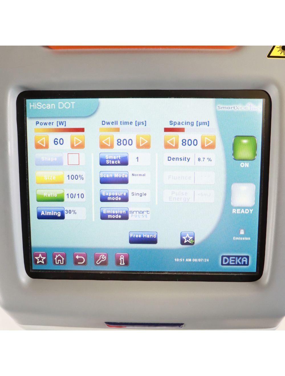 2018 DEKA SmartXide Touch C60 CO2 HI-Scan Dot Laser System M110C1