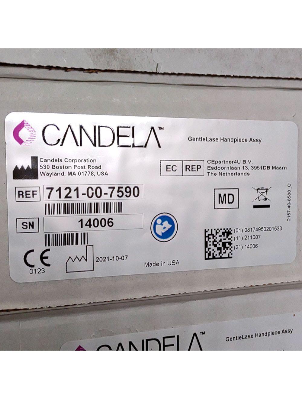 Candela GentleLase Plus Handpiece Assembly No Fiber Factory NEW 7121-00-7590 (14006sn)