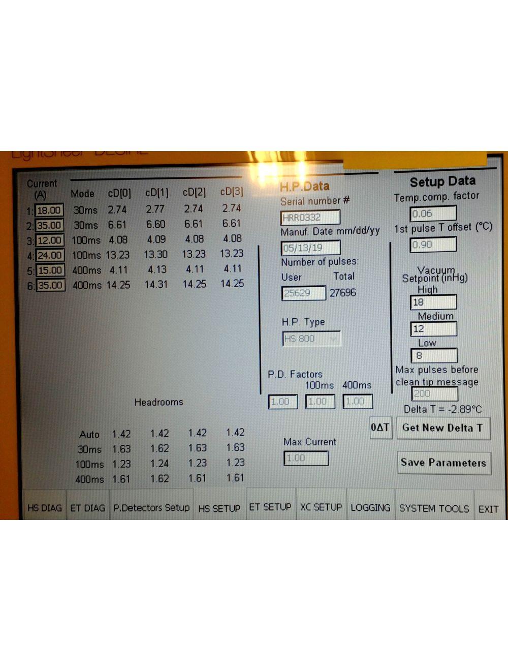 Lumenis LightSheer DESIRE Handpiece HS 805 nm 20x35mm Laser Hair Removal 2019 image 7