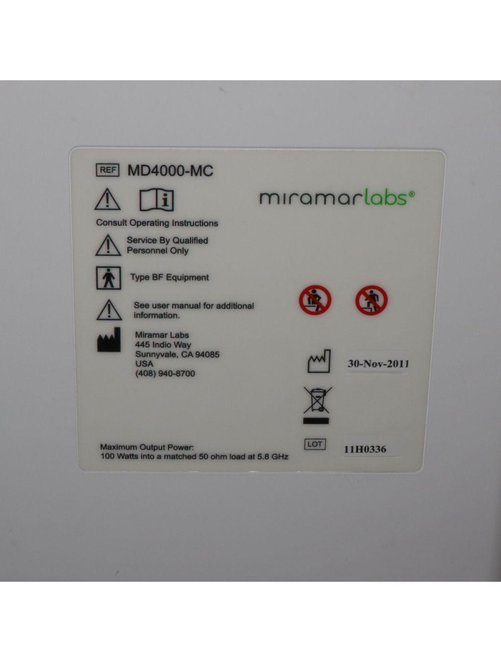 2011 MiraMar MiraDry Hyperhidrosis Mira Dry Under Arm Sweat Microwave MD4000-MC image 6