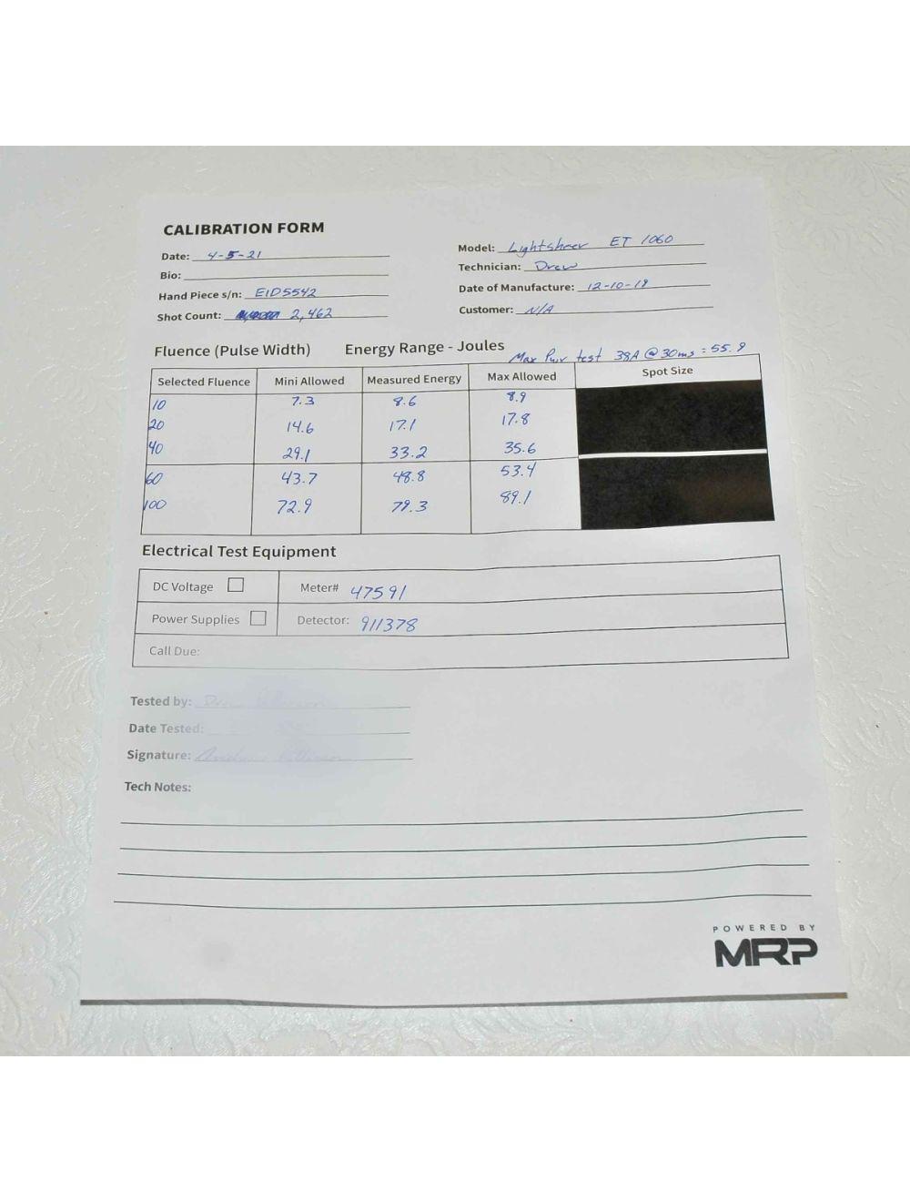 Lumenis LightSheer Handpiece DESIRE ET Laser 1060 nm Hair Removal Chill Tip image 8