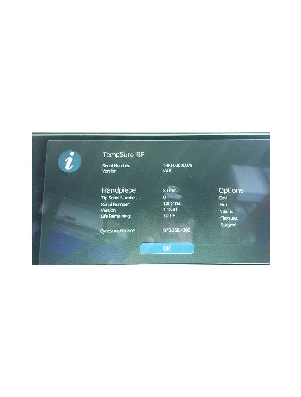 Cynosure Ellman TempSure Envi RF 25 30mm Handpiece Set 100-7027-125 image 12
