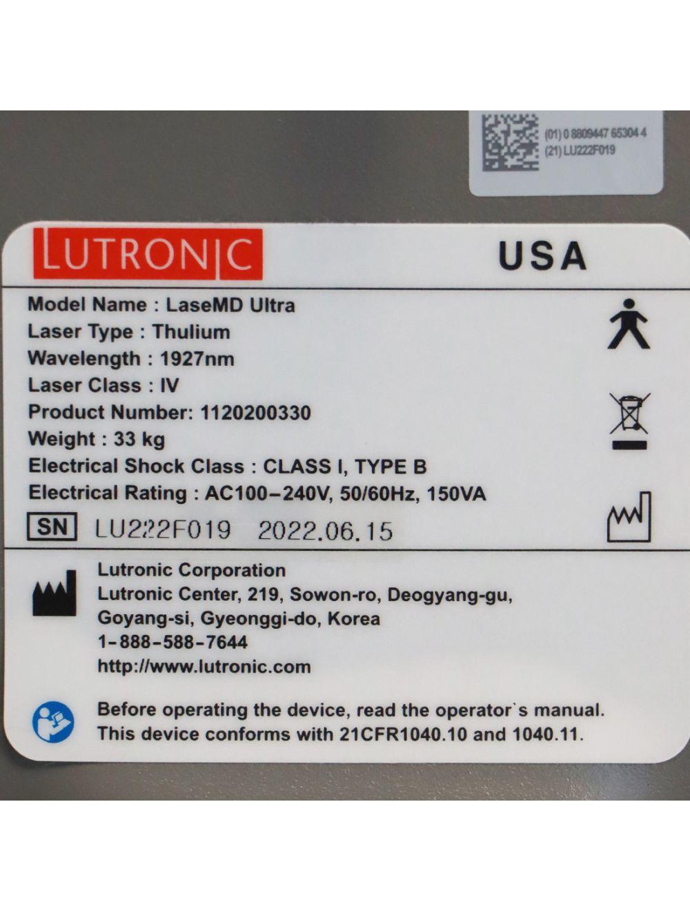 2022 Lutronic LaseMD Ultra Fractional Laser Wrinkles Skin Resurfacing Acne image 6
