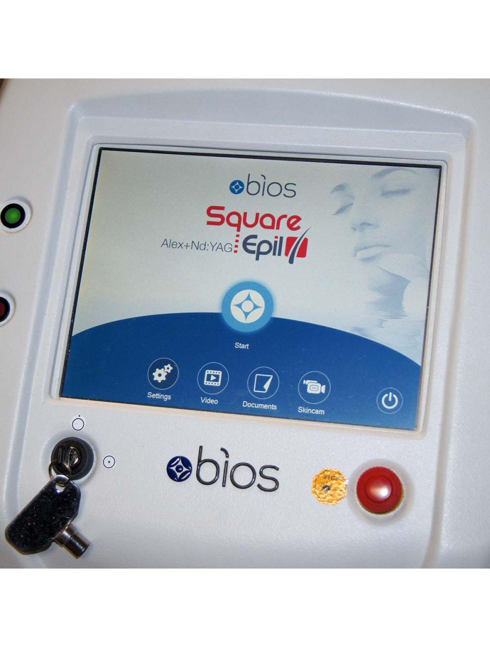 2017 Bios Square Epil Alex Nd YAG Laser Hair Removal Alexandrite 755 1064 nm image 9