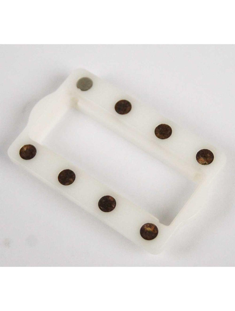 Sciton BBL IPL Handpiece Smoothie Adapter Magnetic Plastic Tip Bezel Frame White image 2