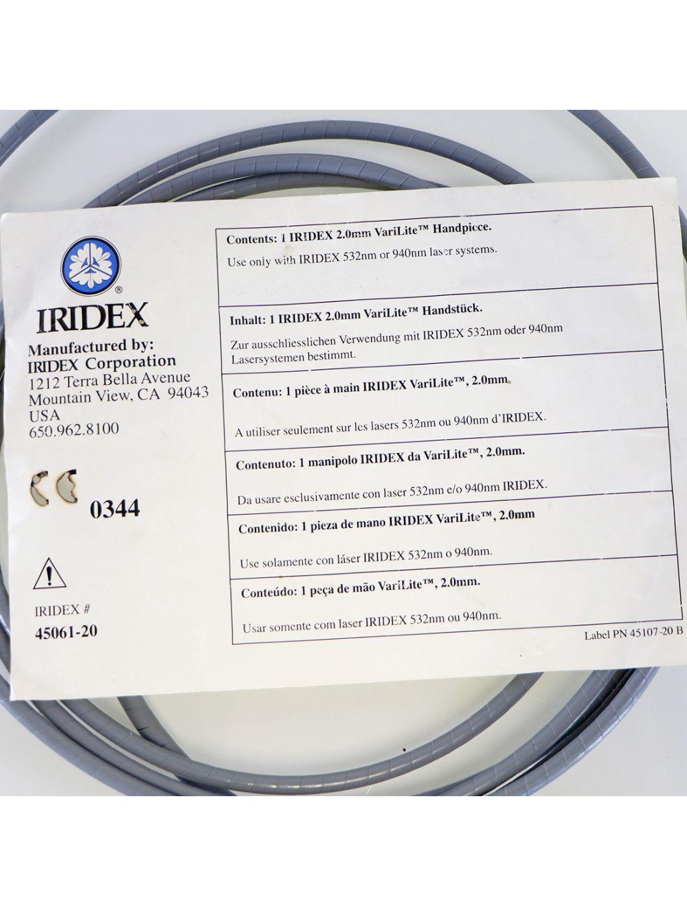 Iridex VariLite Laser Fiber Handpiece 2.0mm 532nm 940nm &amp; Fiber 45061-20 Lesions image 3