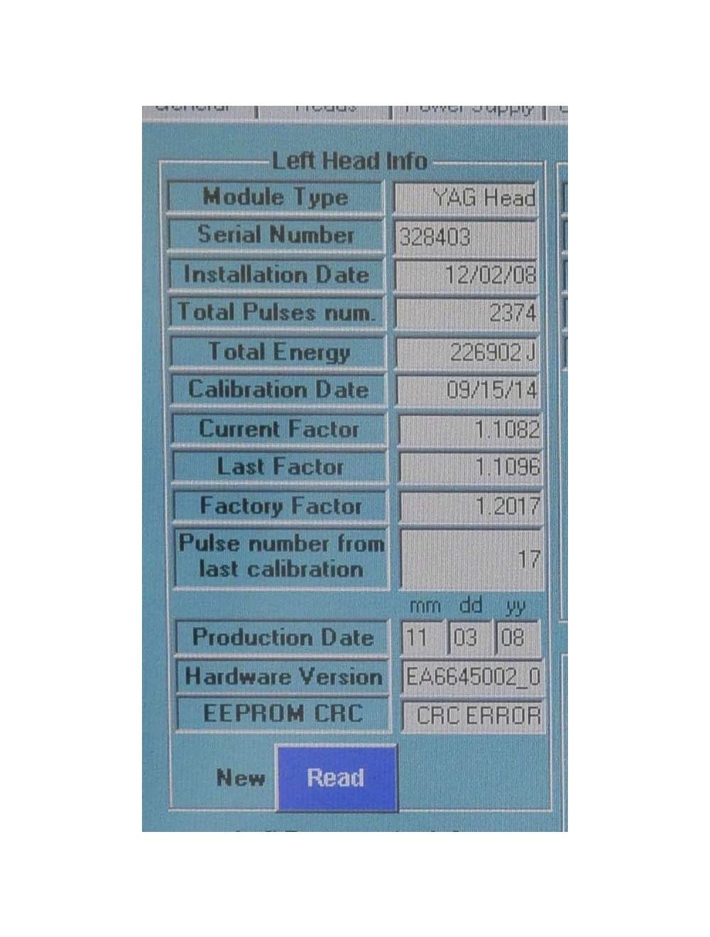 Lumenis One Nd YAG Laser Handpiece P/N SA6570000 Treatment Head Lume 1 Assembly image 1