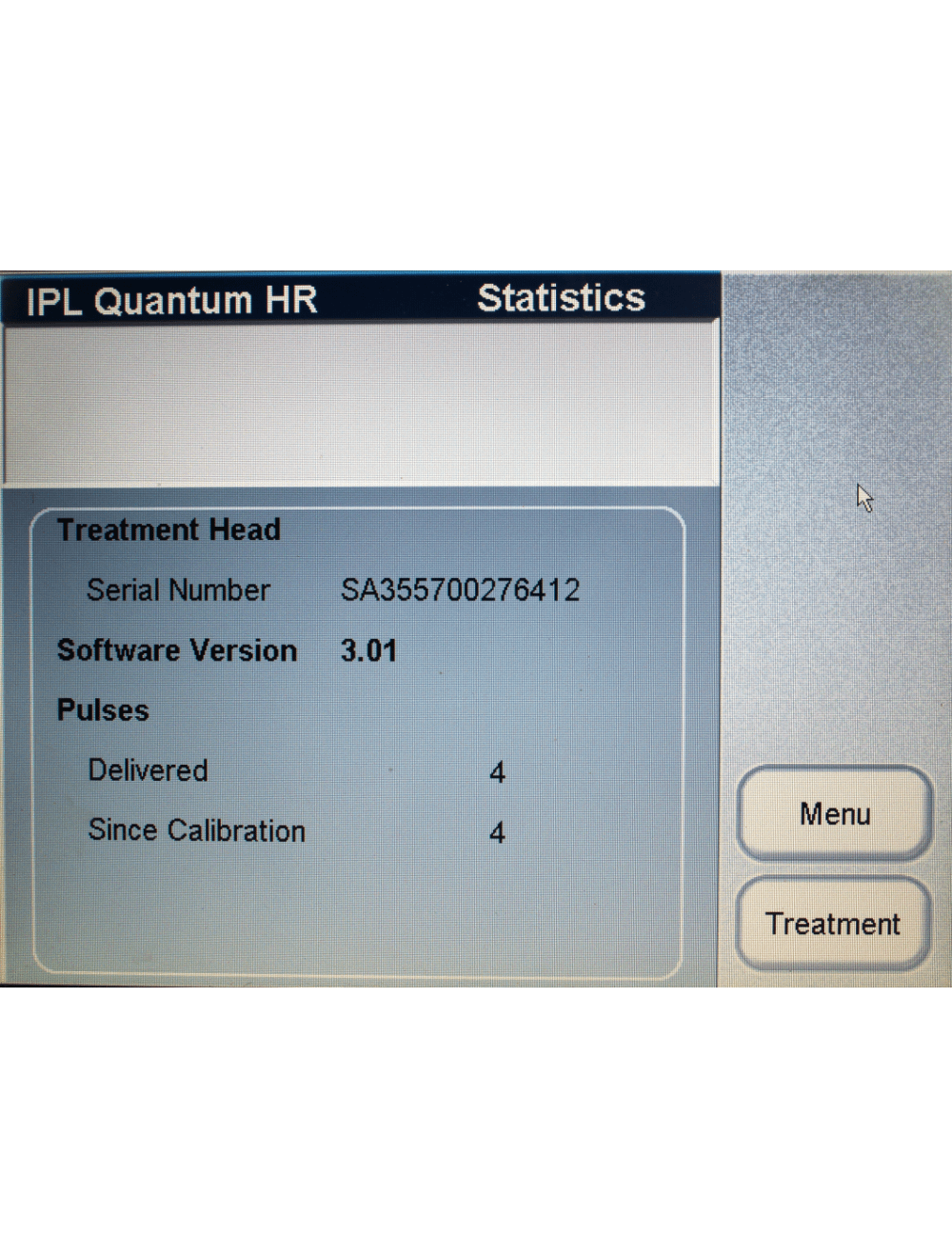 Lumenis Laser IPL Quantum HR 695 IPL Hair Removal Handpiece Only 4 Shots image 2