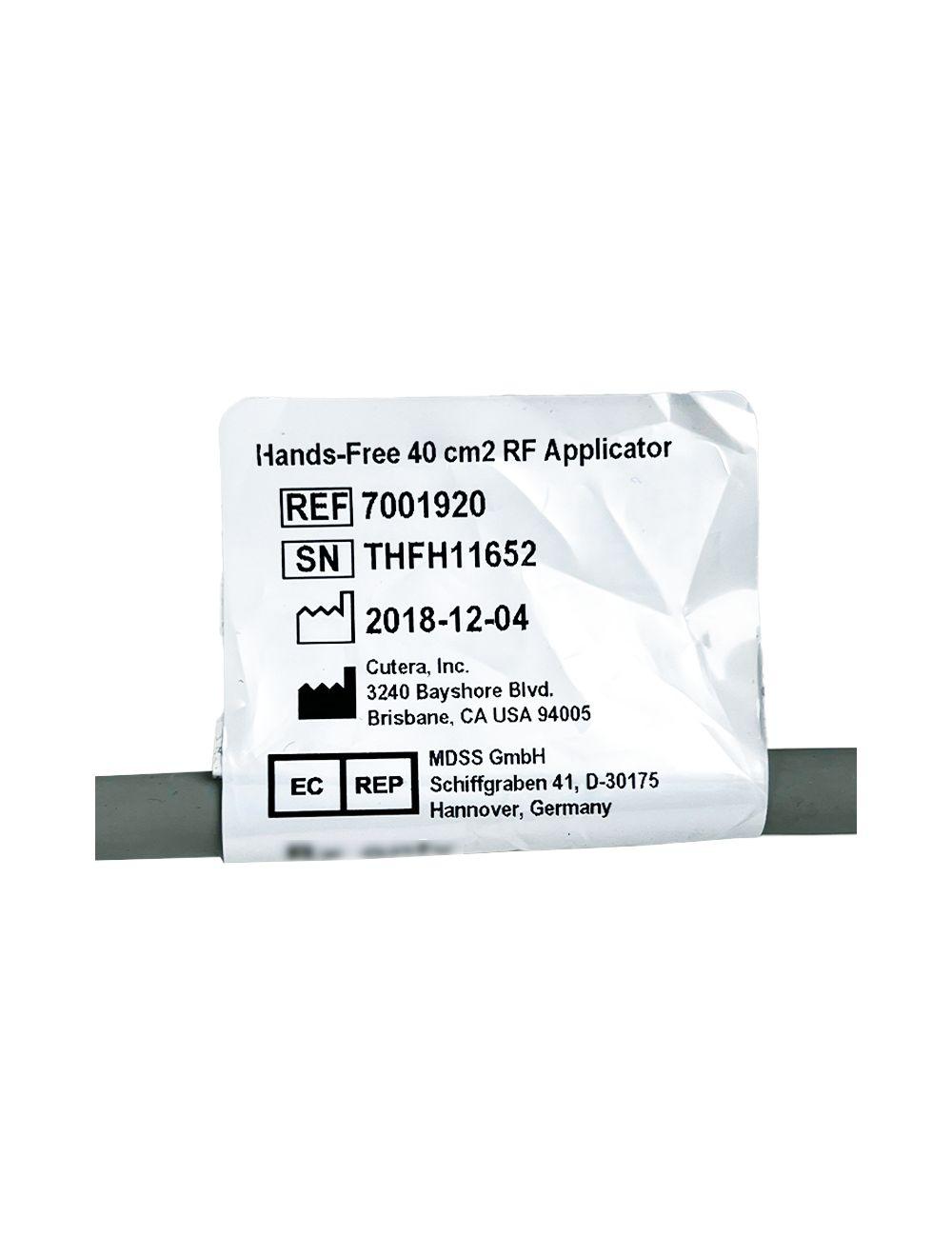 Cutera TruSculpt ID 40 CM2 RF Applicator Hands-Free Handpiece w/ Weight image 5