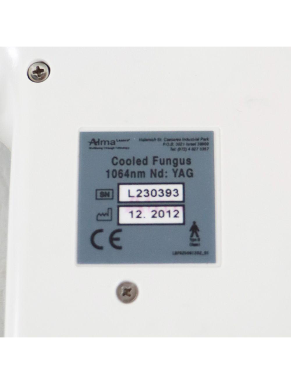 2012 Alma Harmony XL Nd:YAG LP 1064nm Cooled Fungus Long Pulse Handpiece HP image 4