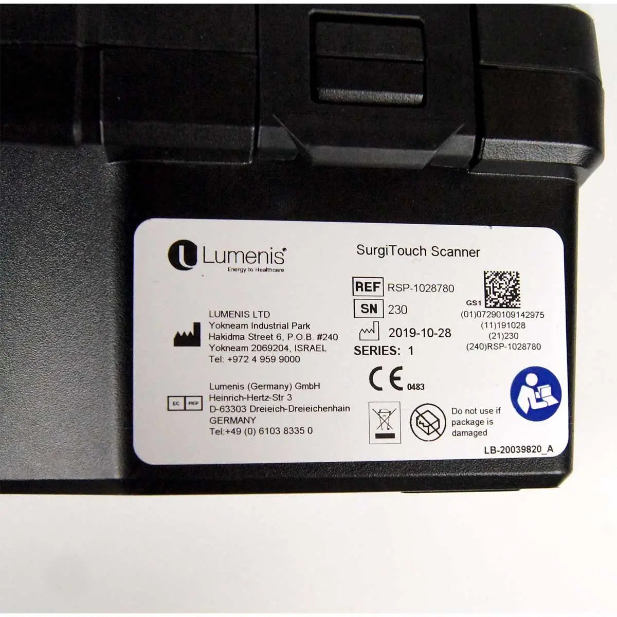 Lumenis SurgiTouch Scanner CO2 Laser Surgi Touch Handpiece LB-1028041_A Pulse