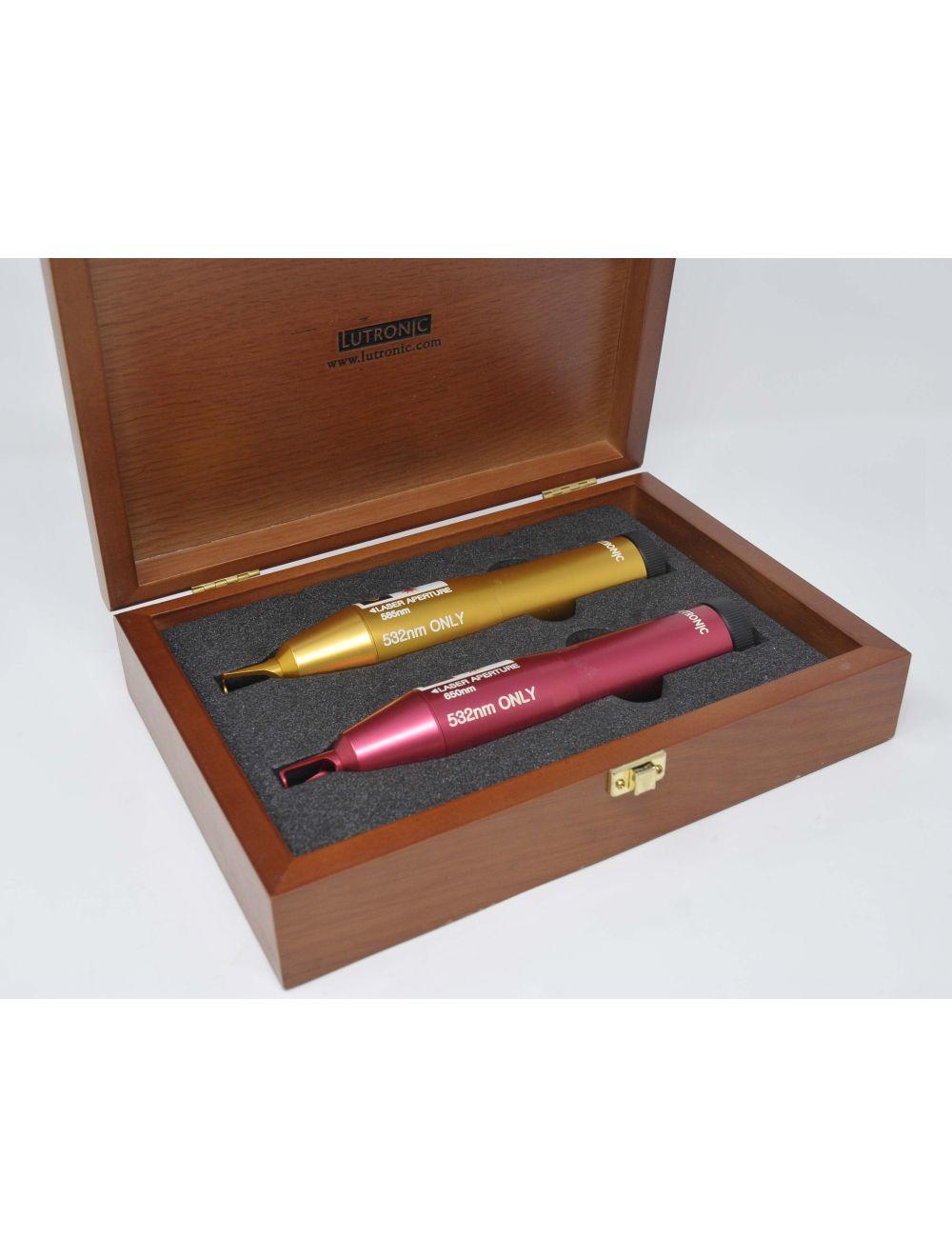 Lutronic Spectra Dye Handpieces 532nm Laser Aperature 585nm 650nm Tattoo Removal image 2