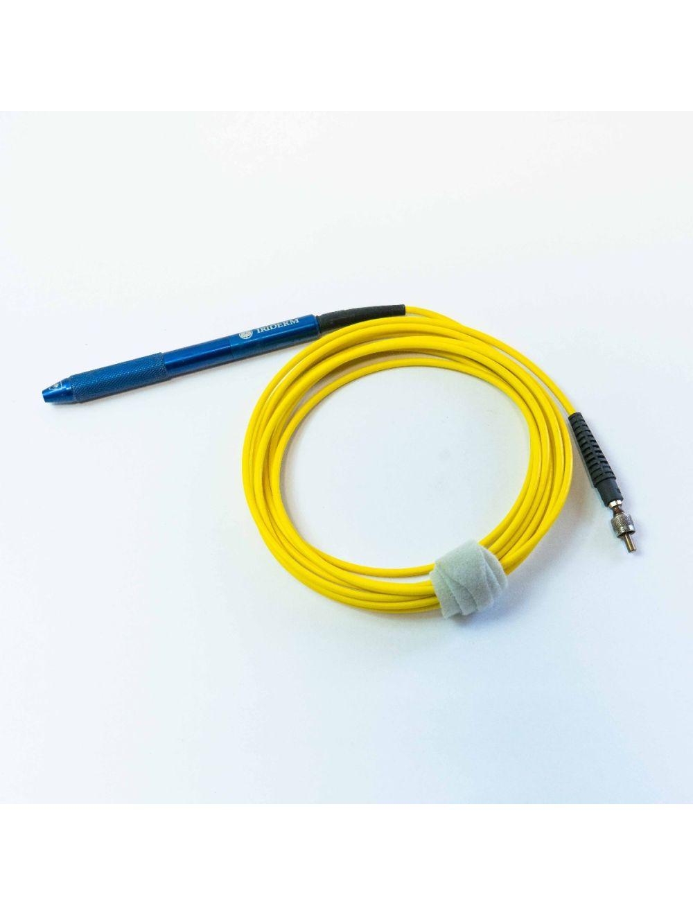 Iridex Iriderm Laserscope 700 Microns Laser Fiber Handpiece Yellow Blue SN 3556 image 0