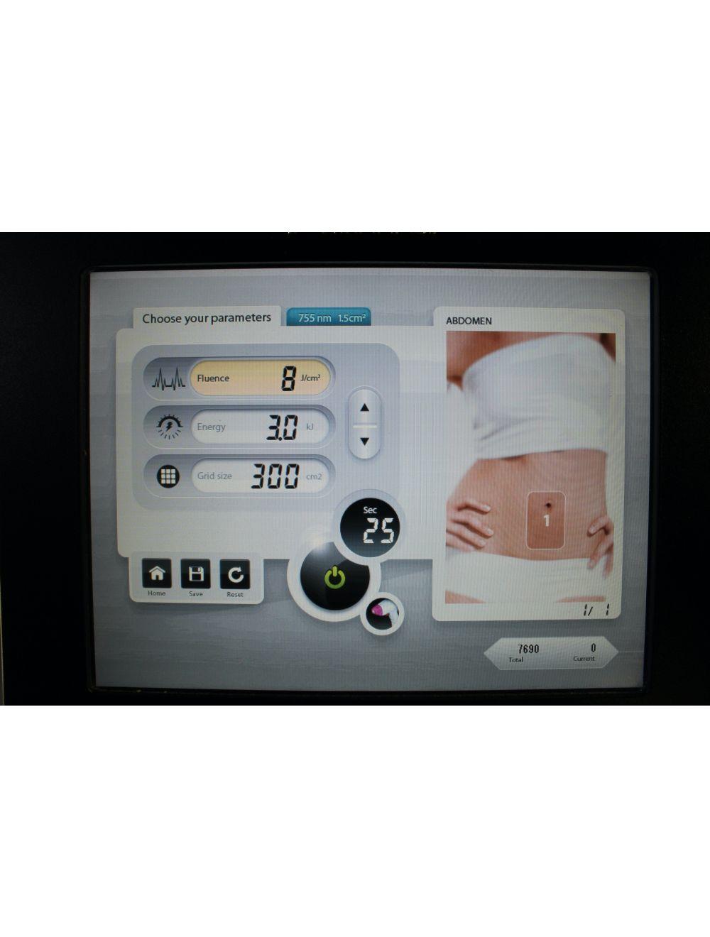 2018 Alma Soprano ICE Platinum Diode Laser ALEX Handpiece 755 nm LOW SHOTS! 7690 image 9