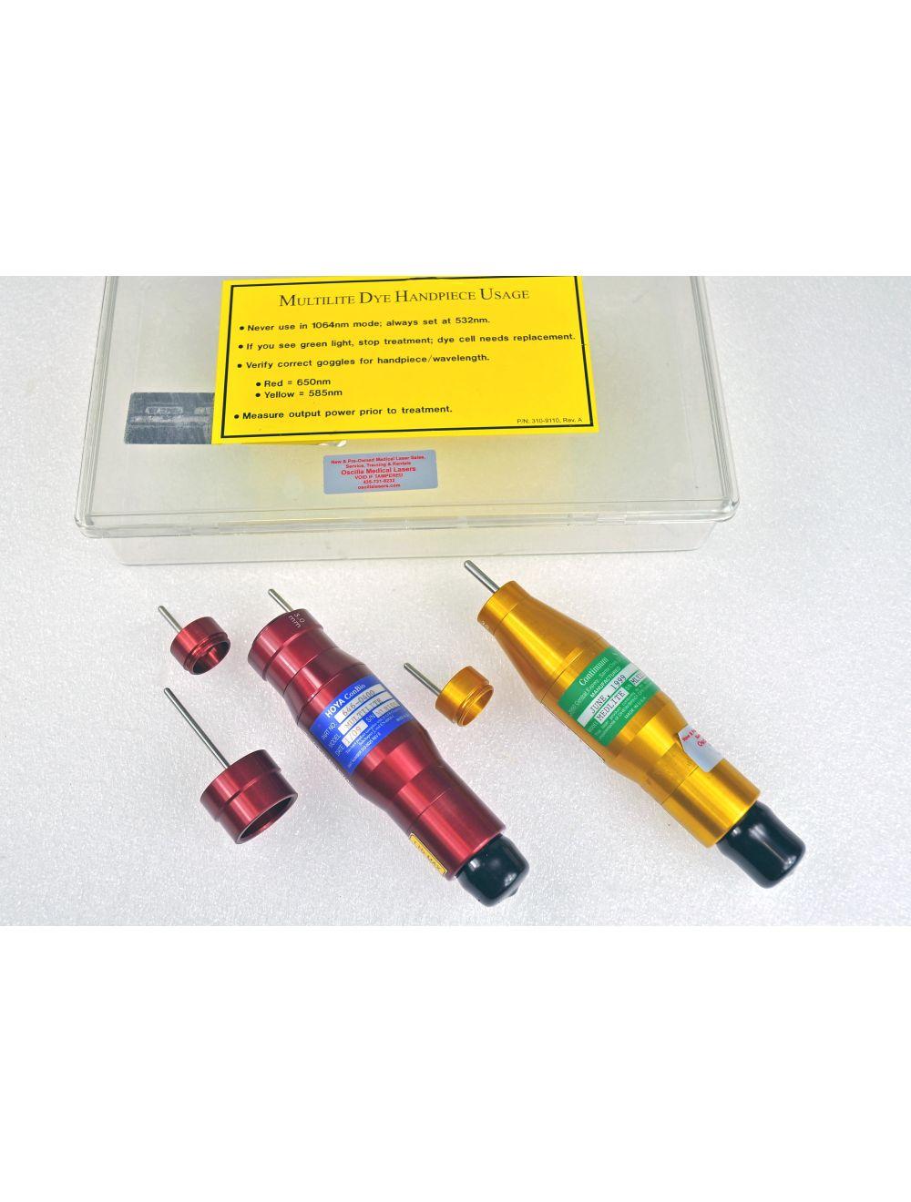 Hoya ConBio Medlite MultiLite Dye HandPiece 585nm 650 Tattoo Removal Revlite C6 image 2