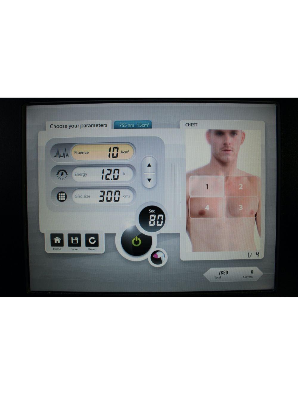 2018 Alma Soprano ICE Platinum Diode Laser ALEX Handpiece 755 nm LOW SHOTS! 7690 image 11