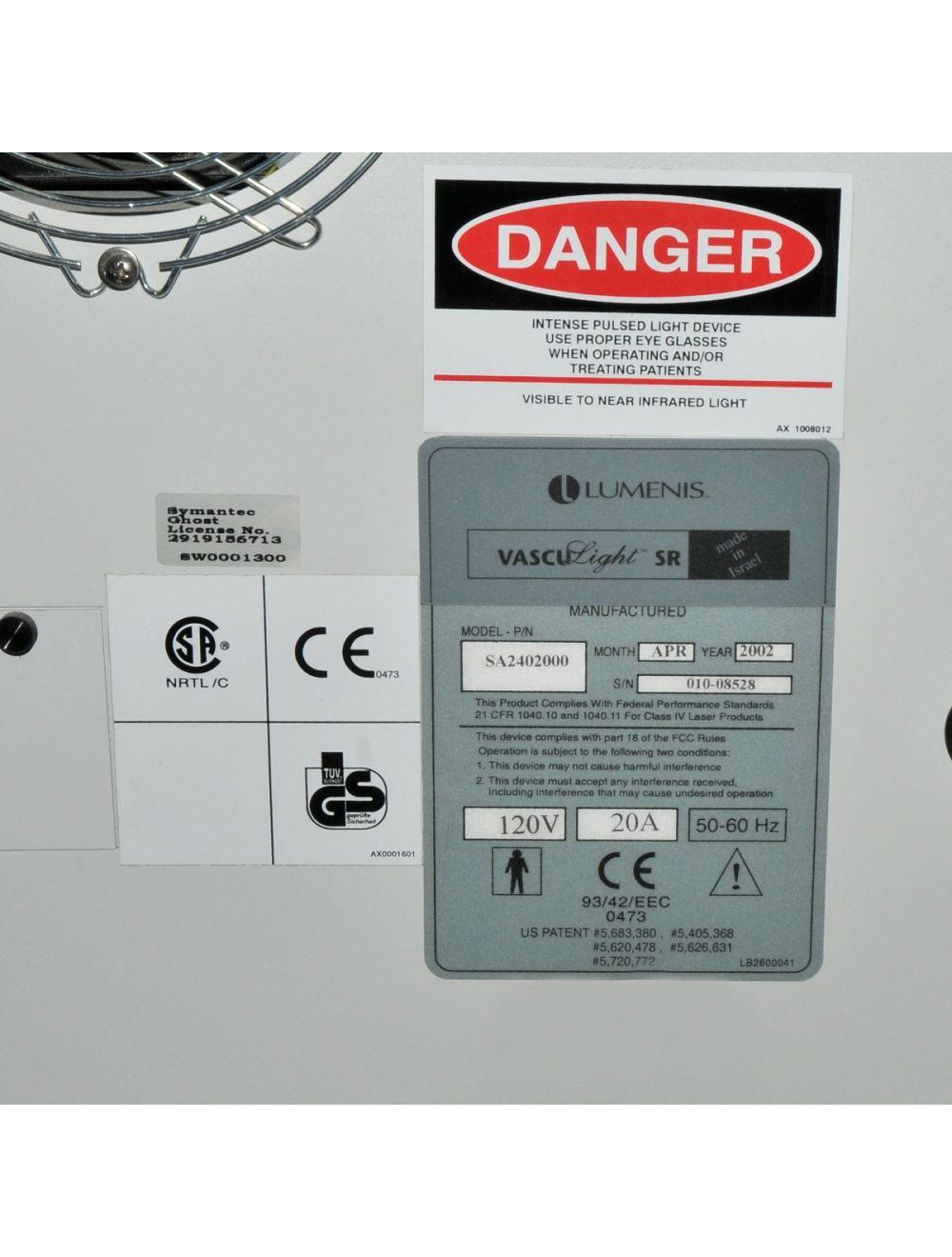 2001 Lumenis VASCULight SR IPL Laser Skin Rejuvenation Handpiece image 12