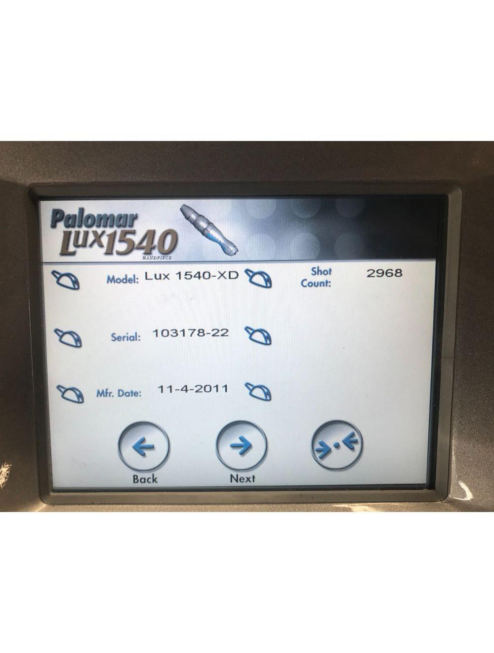 Palomar Starlux 500 LUX 1540 Fractional Erbium Laser Handpiece 10/15/XF/XD LOW image 4