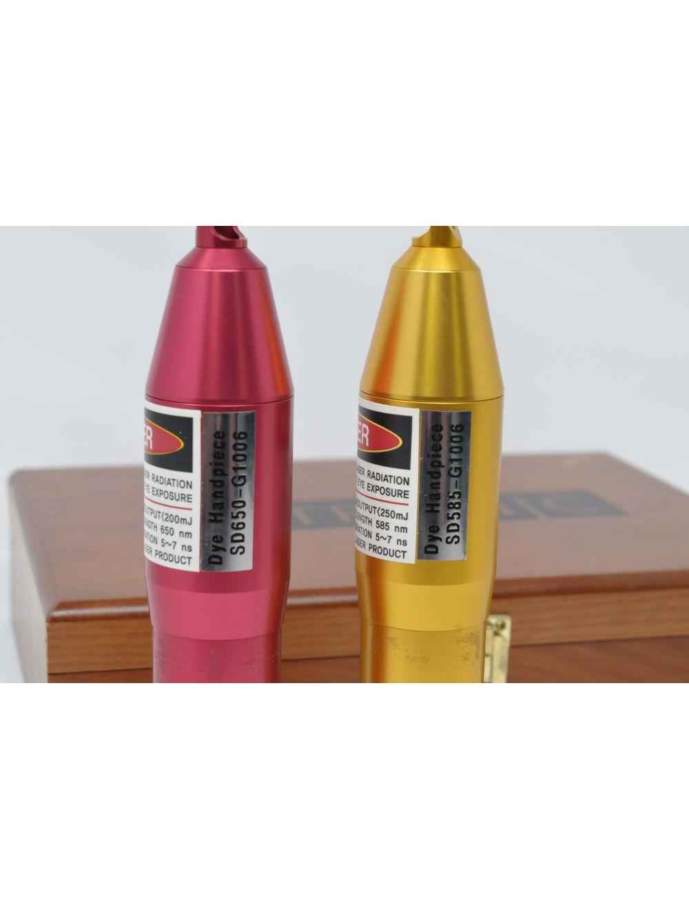 Lutronic Spectra Dye Handpieces 532nm Laser Aperature 585nm 650nm Tattoo Removal image 9