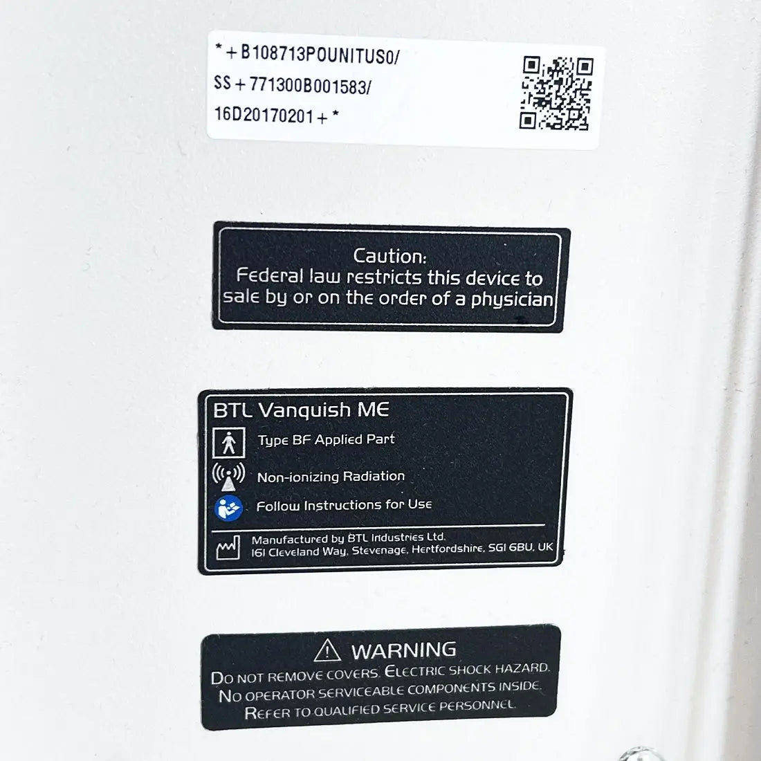 2017 BTL Vanquish ME Circumference Reduction Fat Removal System Core Applicator BTL