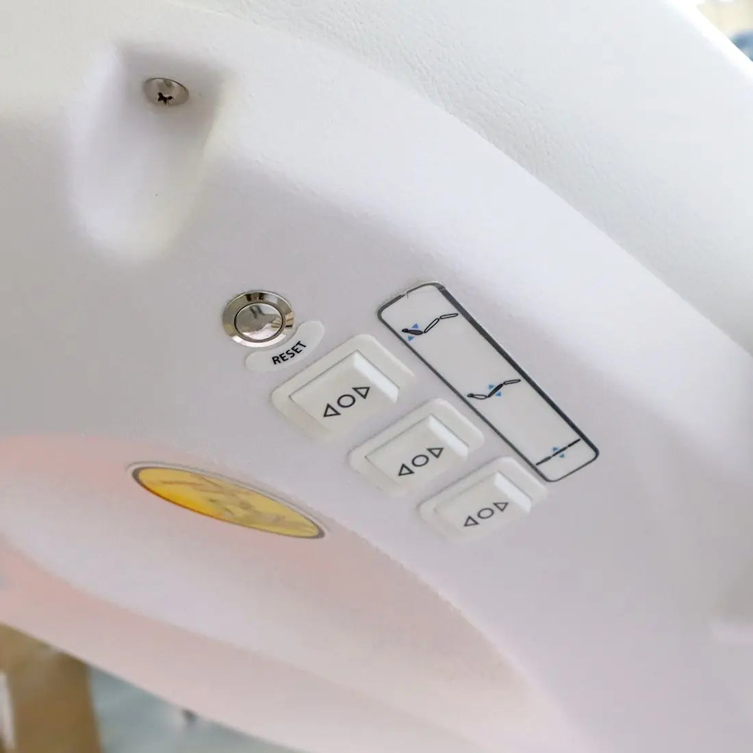 White Electric Adjustable Beauty Spa Cosmetology Tattoo Medical Exam Bed DEMO