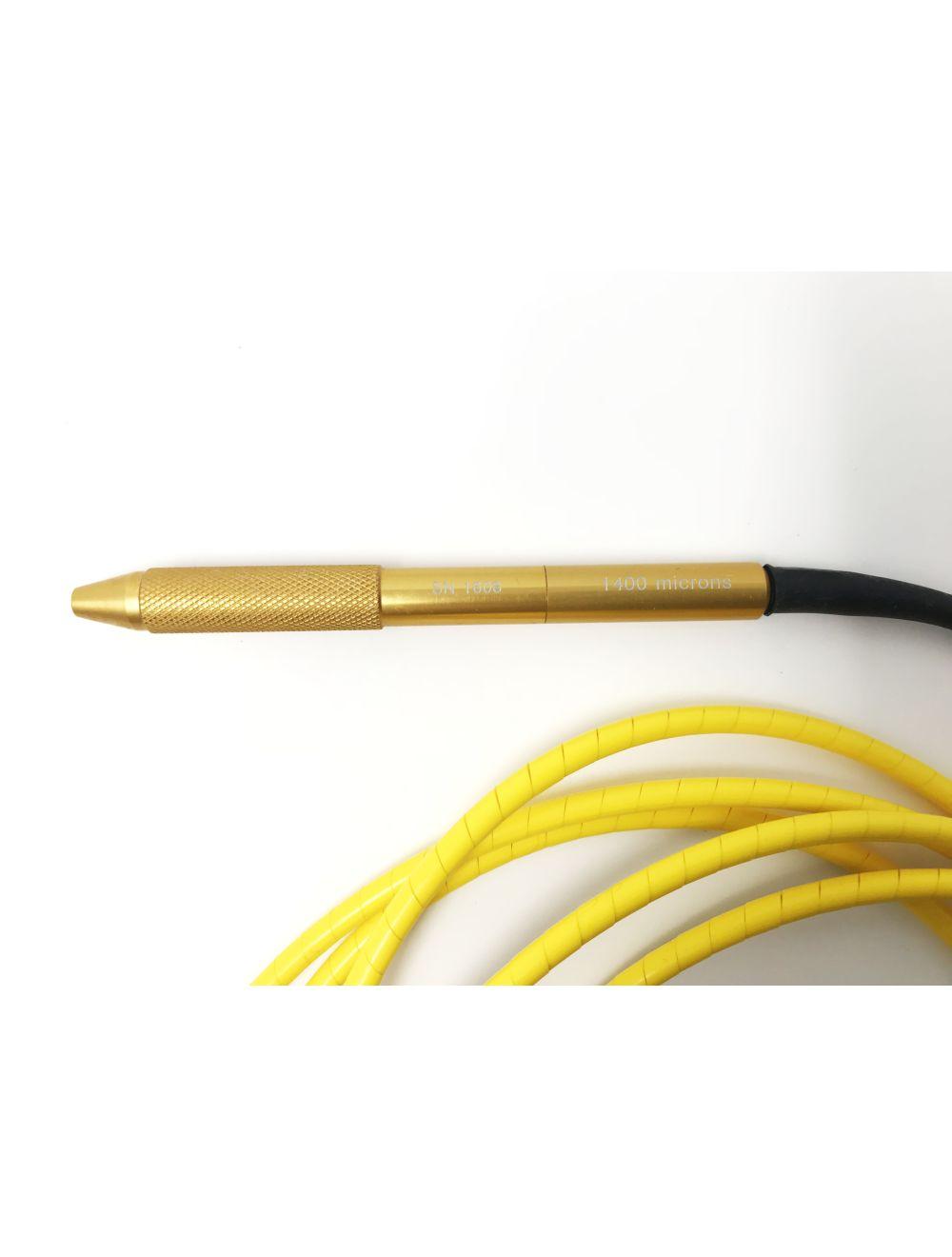 Iridex Iriderm DioLite 532 1400 um Laser Fiber Handpiece Gold Yellow KTP 40050 image 2