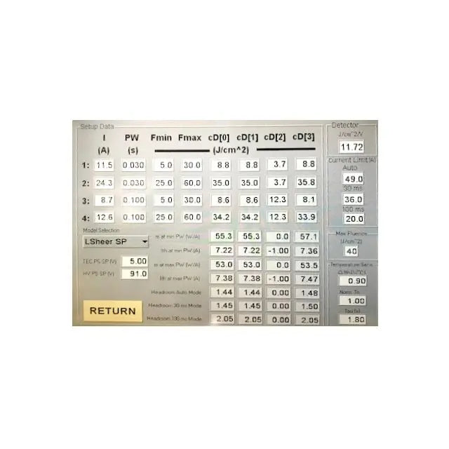 1999 Coherent Palomar LightSheer SP Laser Hair Removal Reduction Diode System